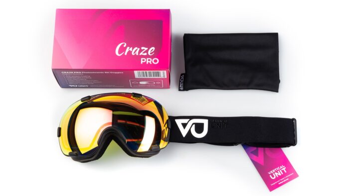 Craze Pro - Skibrille Vertical Unit - Rahmen schwarz- Set
