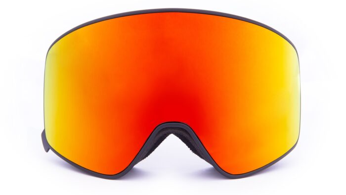 Blaze - Goggle Vertical Unit - grey frame - orange lens - front